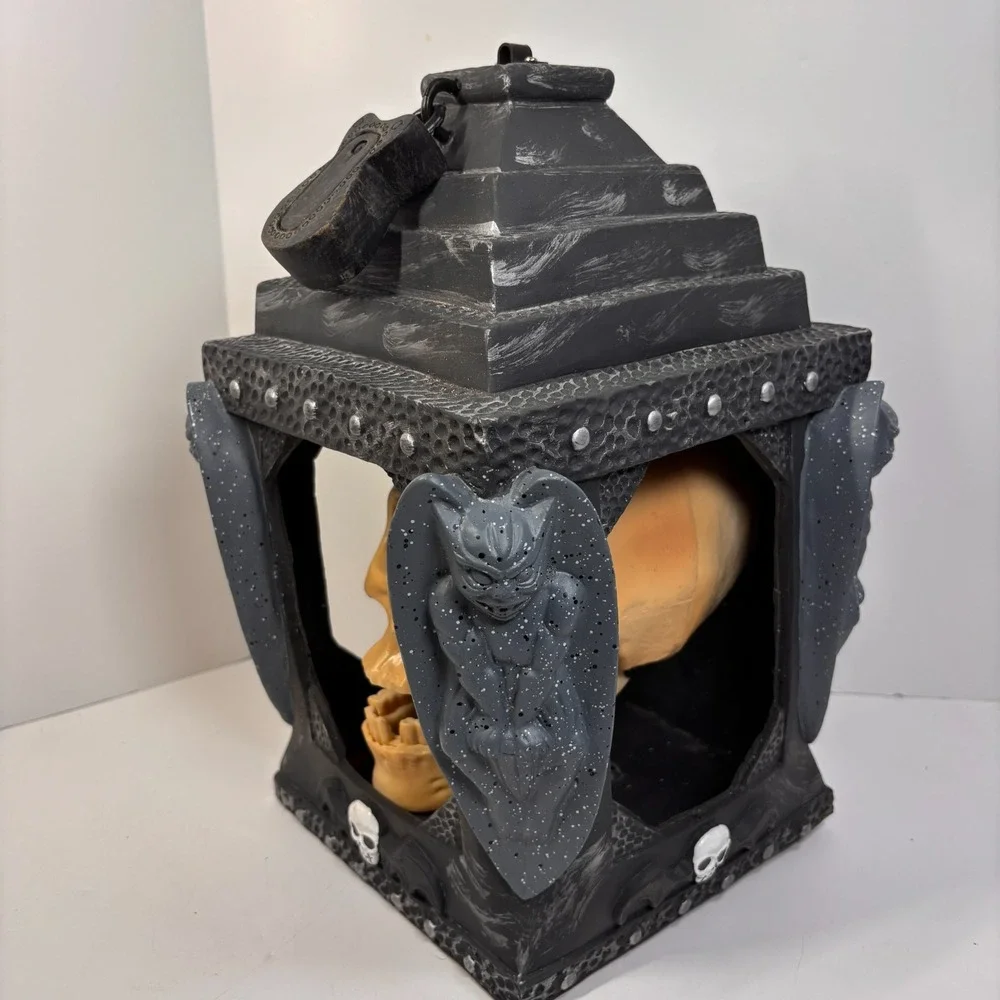 Animated Talking Singing Skull Skeleton Head Lantern Halloween Hot Hot Hot